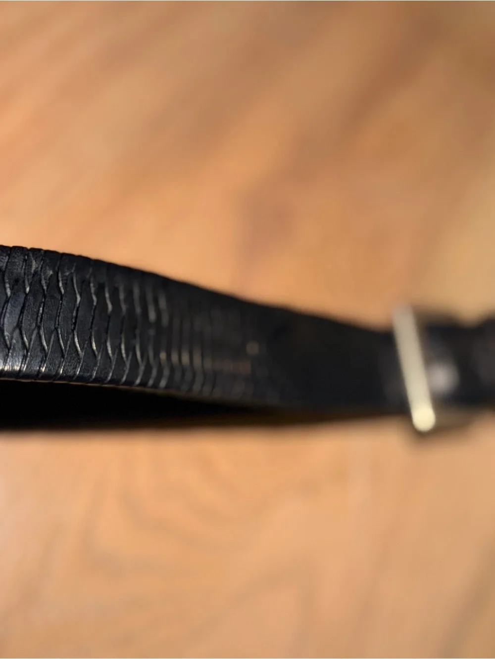 Coach Men's True Vintage Y2K Black Woven / Braided Leather Belt- 32”